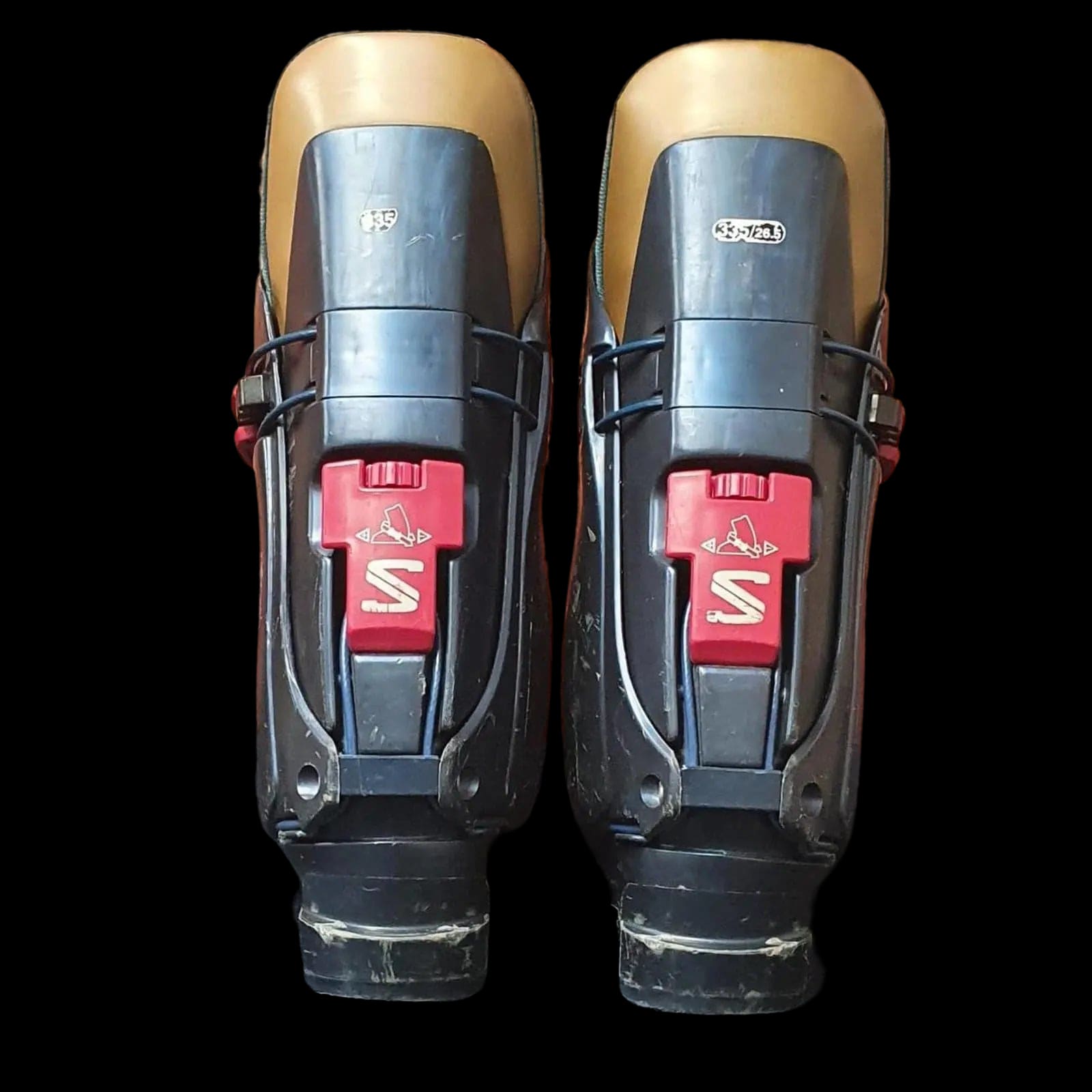 Vintage Salomon SX55 Blue Skiing Boots UK 7.5 - Sportswear